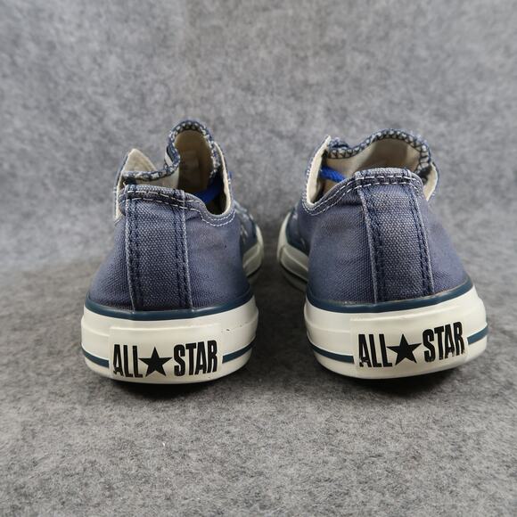 Converse Shoes Womens 7 Casual Sneakers All Star Low Lace Up Trainer Canvas Blue - Picture 7 of 13
